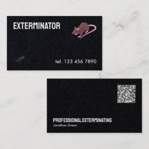 Extermination Pest Custom QR Business Card