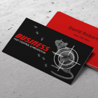 Exterminator Pest Control Professional Black & Red