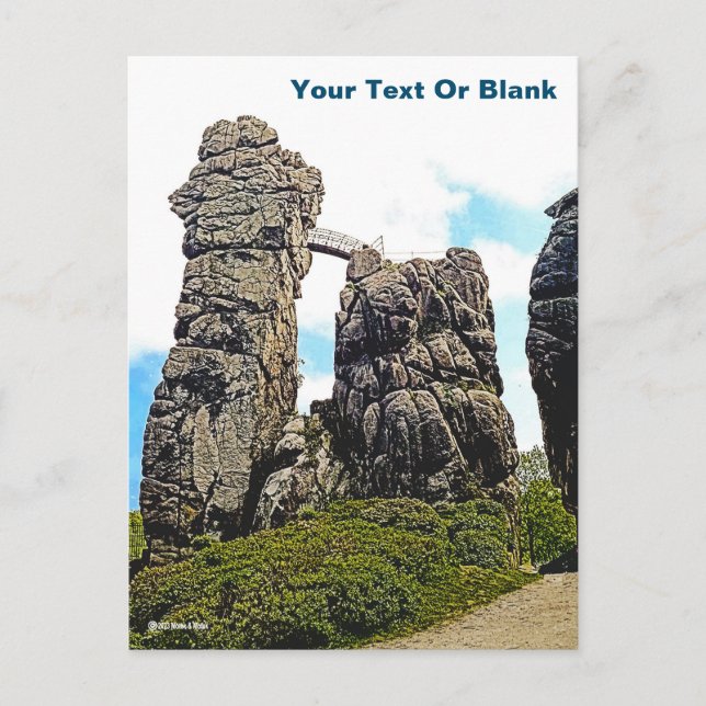 Externsteine Sandstones Postcard (Front)