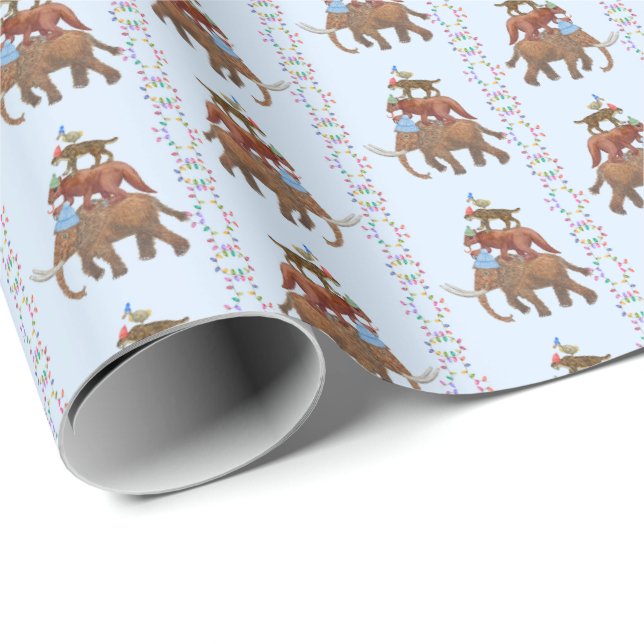 Extinct Animal Wrapping Paper (Roll Corner)