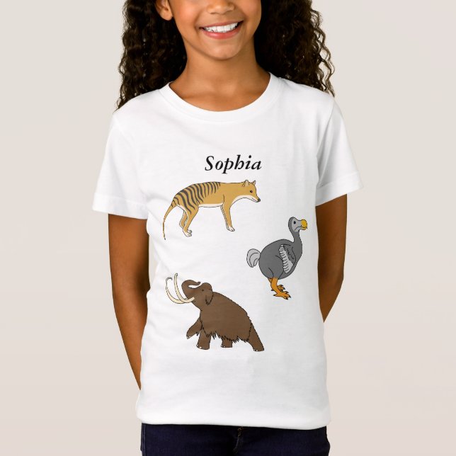 Extinct Animals  T-Shirt (Front)