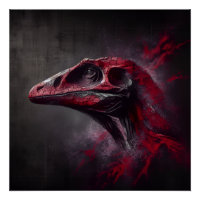 Extinct Dinosaur Head