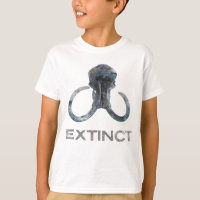 Extinct Woolly Mammoth Fossil Head Version 1