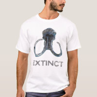 Extinct Woolly Mammoth Fossil Head Version 1