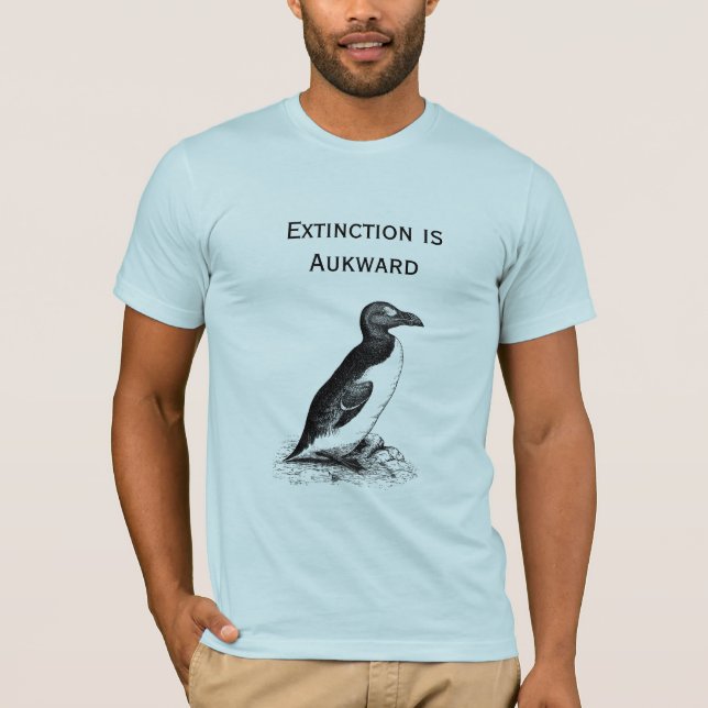 Extinction is Aukward T-Shirt (Front)
