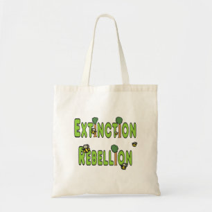 Extinction Rebellion Trees and Bees Tote Bag