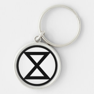 Extinction symbol key ring