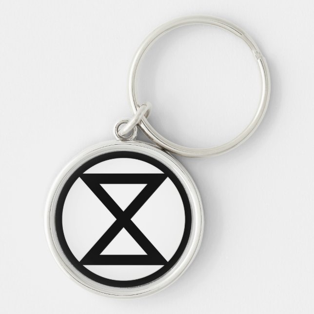 Extinction symbol key ring (Front)