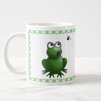Extra big frog large coffee mug