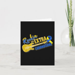 Extra Chromosome World Down Syndrome Day  Women Ki Card