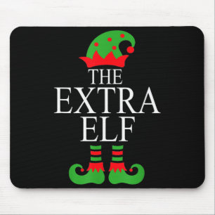 Extra Elf Family Matching Christmas Group Pajama M Mouse Mat