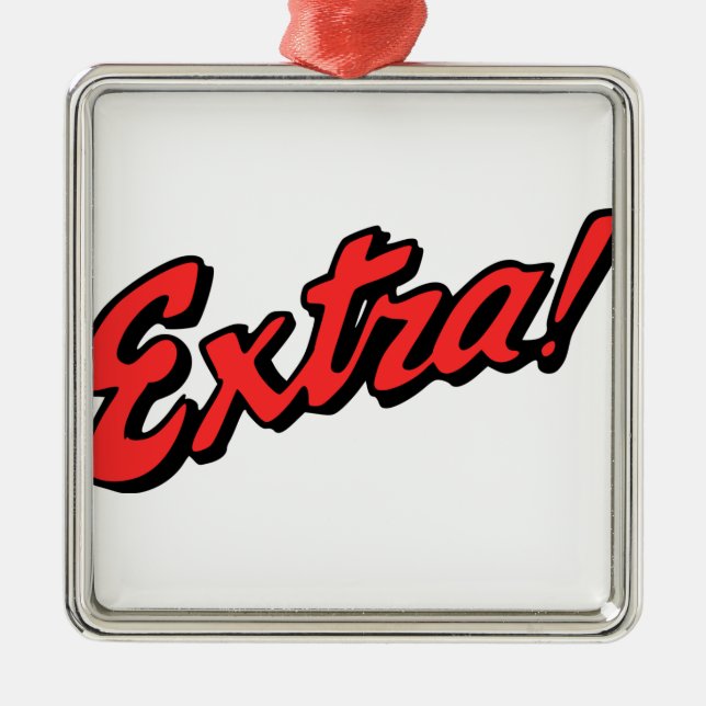 Extra! Exclusive Metal Tree Decoration (Front)