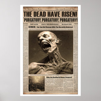 Extra! Extra! The Dead Rise! Poster