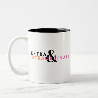Extra & Extraordinary Two-Tone Coffee Mug