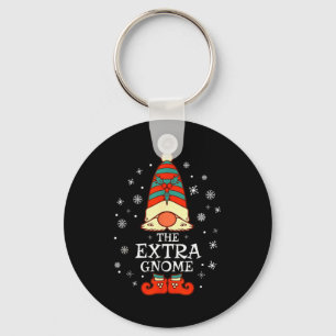 Extra Gnome Xmas Family Christmas Key Ring