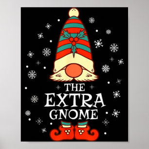 Extra Gnome Xmas Family Christmas Poster