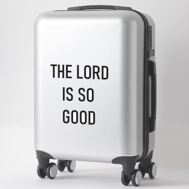 Extra-Large 14" x 14" Custom-Cut Vinyl Stickers (Suitcase)
