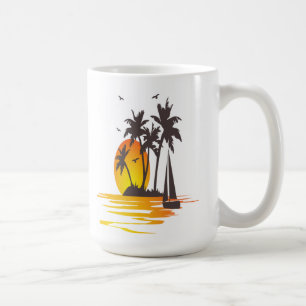 Extra Large Coffee Mug with a Beautiful View