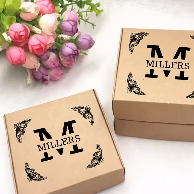  Extra large custom monogram  Rubber Stamp (Creator Uploaded)