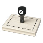 Extra Large Map Border Rubber Stamp