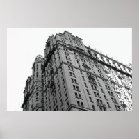 Extra Large New York City B&W Building Poster