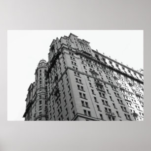 Extra Large New York City B&W Building Poster
