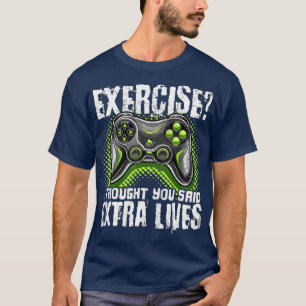 Extra Lives Funny Video Game Controller Retro  Boy T-Shirt