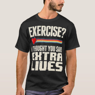 Extra Lives Funny Video Game Controller Retro  Boy T-Shirt