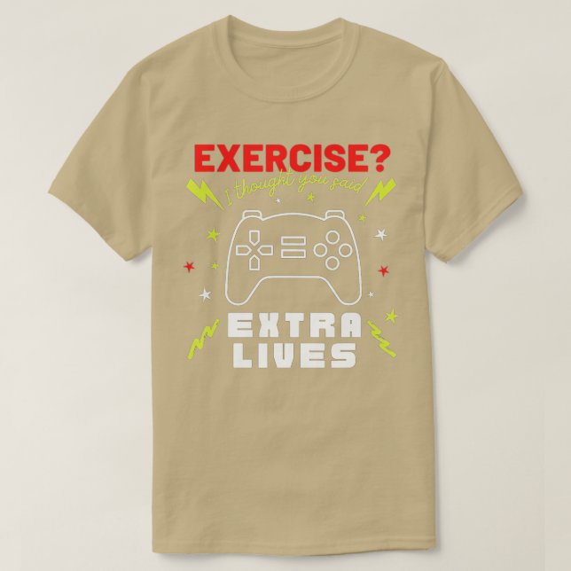 Extra Lives Funny Video Game Controller Retro  Boy T-Shirt (Design Front)