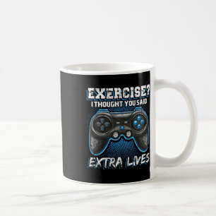 Extra Lives Funny Video Game Controller Retro Game Coffee Mug