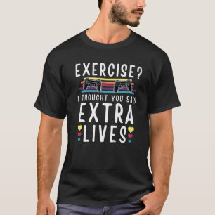 Extra Lives Funny Video Game Controller Retro Game T-Shirt