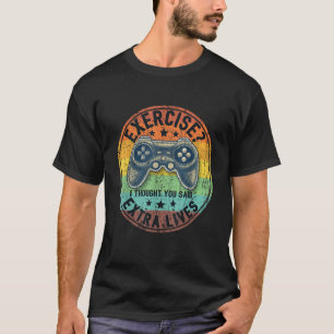 Extra Lives Funny Video Game Controller Retro Game T-Shirt