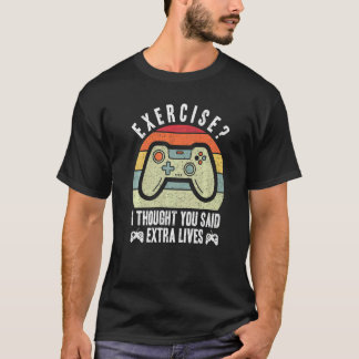Extra Lives  Video Game Controller  Gamers T-Shirt