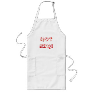 Extra long bbq apron