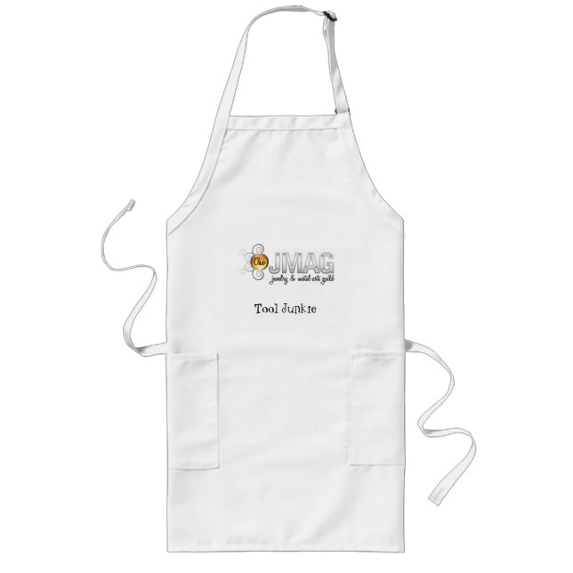 Extra Long Twill Apron, OJMAG logo & "Tool Junkie" Apron (Front)