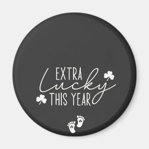 Extra Lucky This Year Pregnancy St Patrick Lucky Magnet