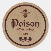 Extra Potent Poison | Halloween Label