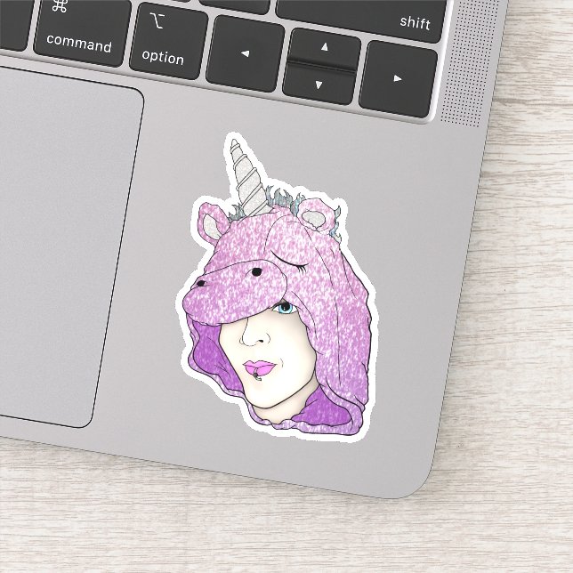 Extra-Small 3" x 3" Custom-Cut Vinyl Sticker (Detail)