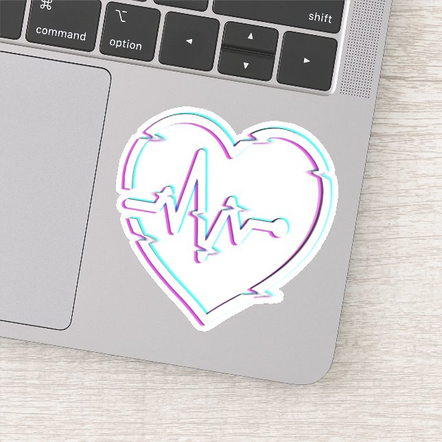 Extra-Small 3" x 3" Custom-Cut Vinyl Sticker (Detail)