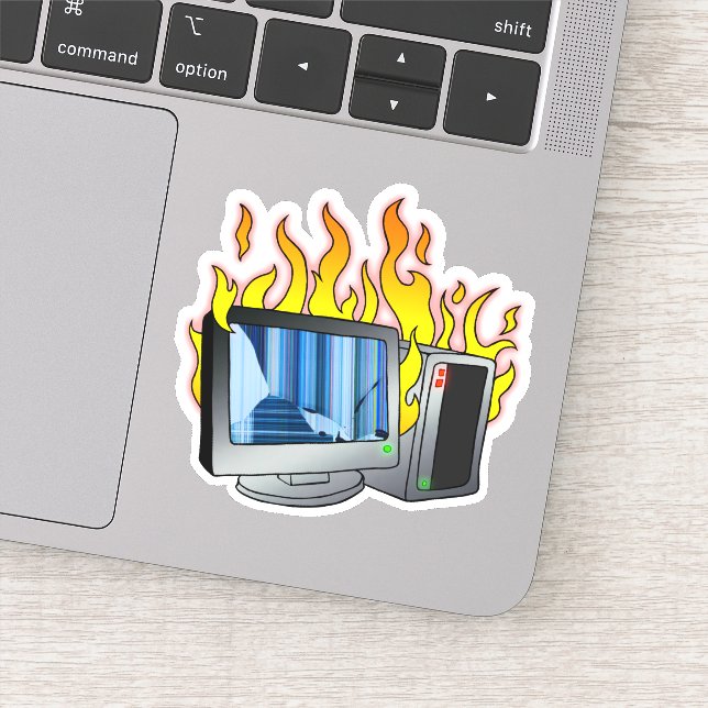 Extra-Small 3" x 3" Custom-Cut Vinyl Sticker (Detail)