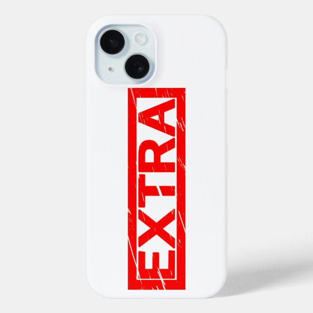 Extra Stamp Case-Mate iPhone Case (Back)
