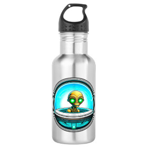 Extra Terrestrial Flying in a UFO   532 Ml Water Bottle