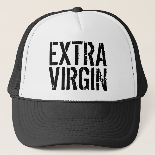 Extra Virgin Hat Joke Gift (Front)