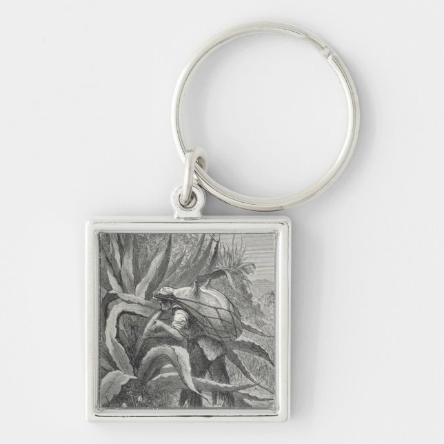 Extracting Pulque Key Ring (Front)