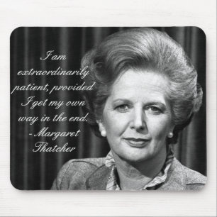 Extraordinarily patient - Mrs. Thatcher Mouse Mat