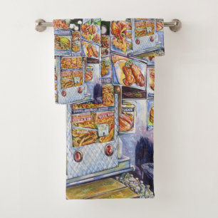 Extraordinary Artistic Workload Bath Towel Set