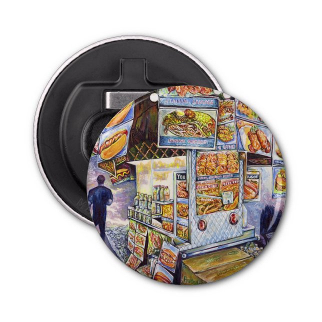 Extraordinary Artistic Workload Bottle Opener (Front)