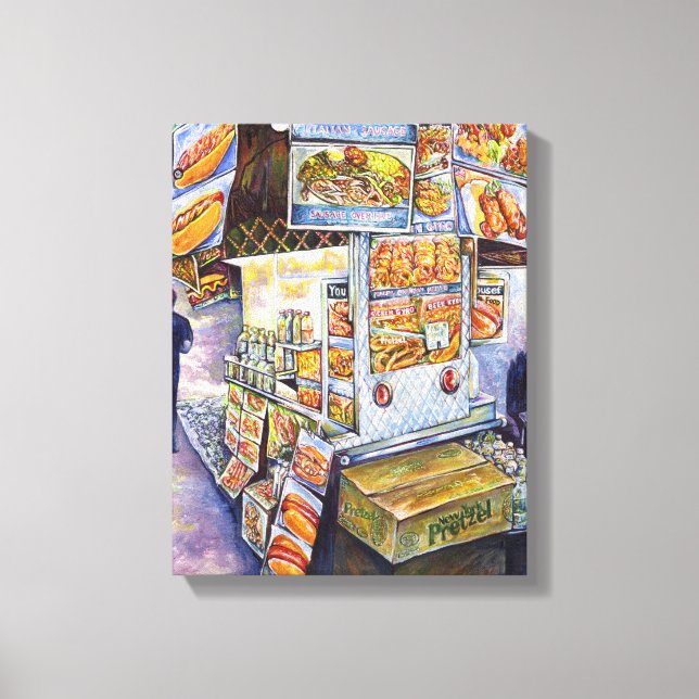 Extraordinary Artistic Workload Canvas Print (Front)