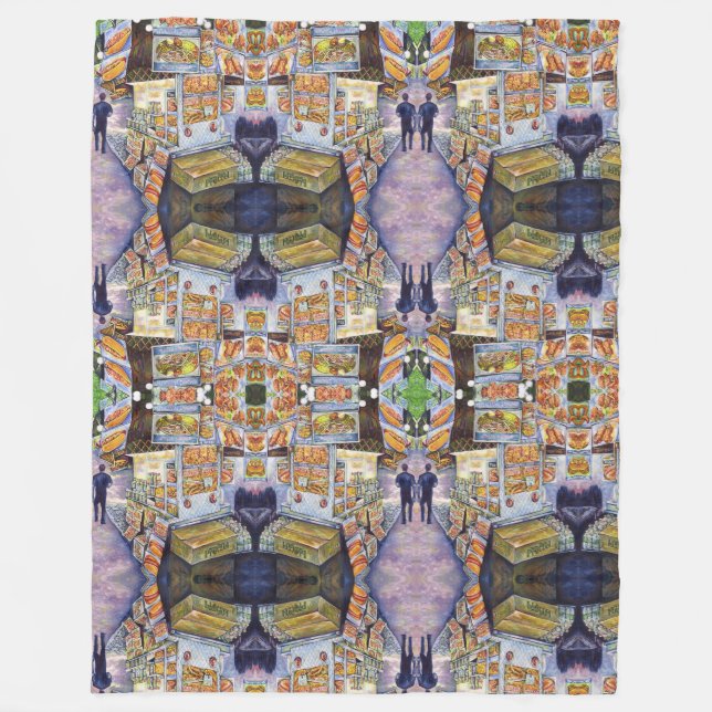 Extraordinary Artistic Workload Fleece Blanket (Front)