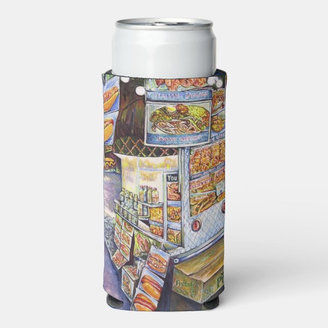 Extraordinary Artistic Workload Seltzer Can Cooler (Seltzer Front)